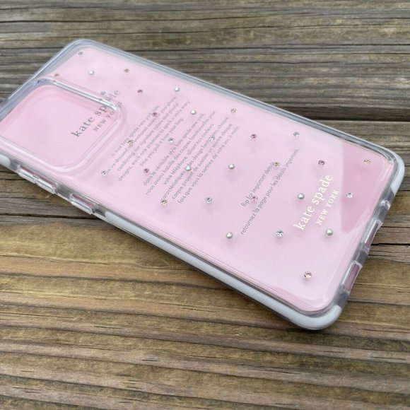 kate spade Other - Kate Spade New York Phone Case for Samsung Galaxy S20 Ultra Clear w/ Crystal $50